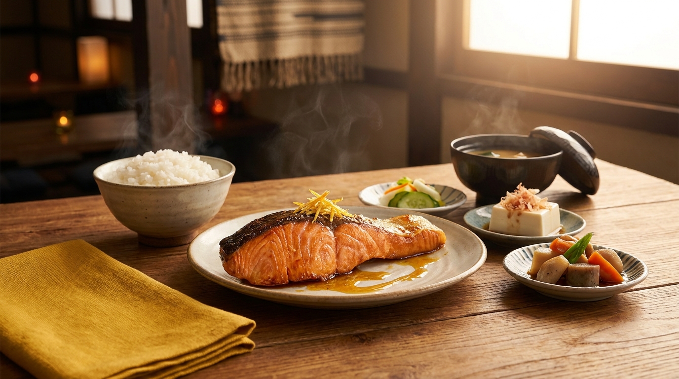 飲食店オーナーがスマホでグルメサイトの料理写真を差し替えている様子