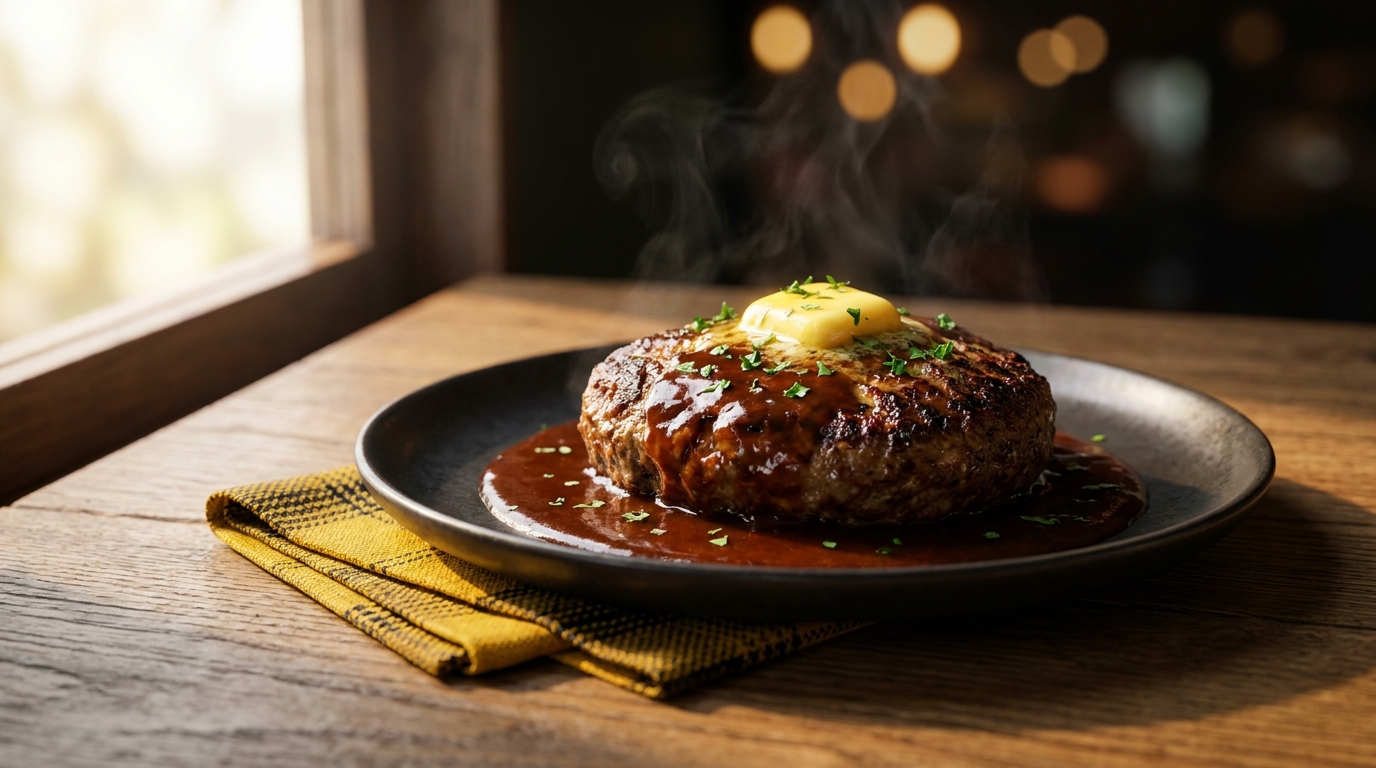 飲食店オーナーが窓際の自然光でスマホを使い料理を撮影している様子